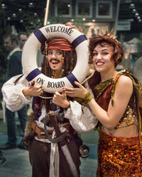 Jackie and his mermaid, welcome aboard!